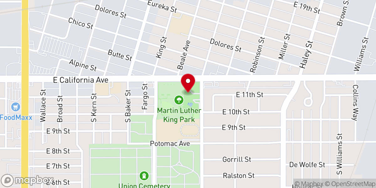 Map showing location of Templo Sinai