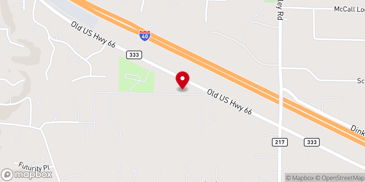 Map showing location of Canyon Bible Church Inc