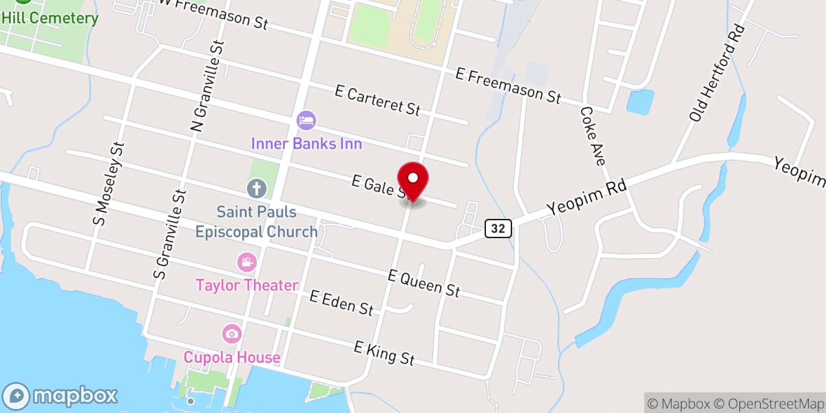 Map showing location of Christian Outreach Church