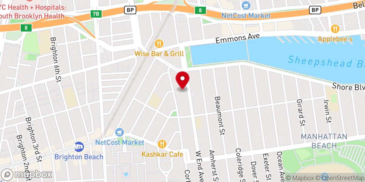 Map showing location of Friends of JCC