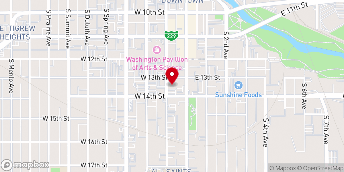 Map showing location of The Church of St Matthew the Martyr