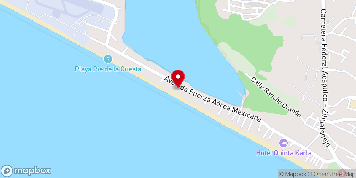 Map showing location of Capilla Maria Estrella del Mar