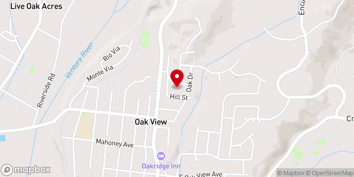 Map showing location of The Abundant Table