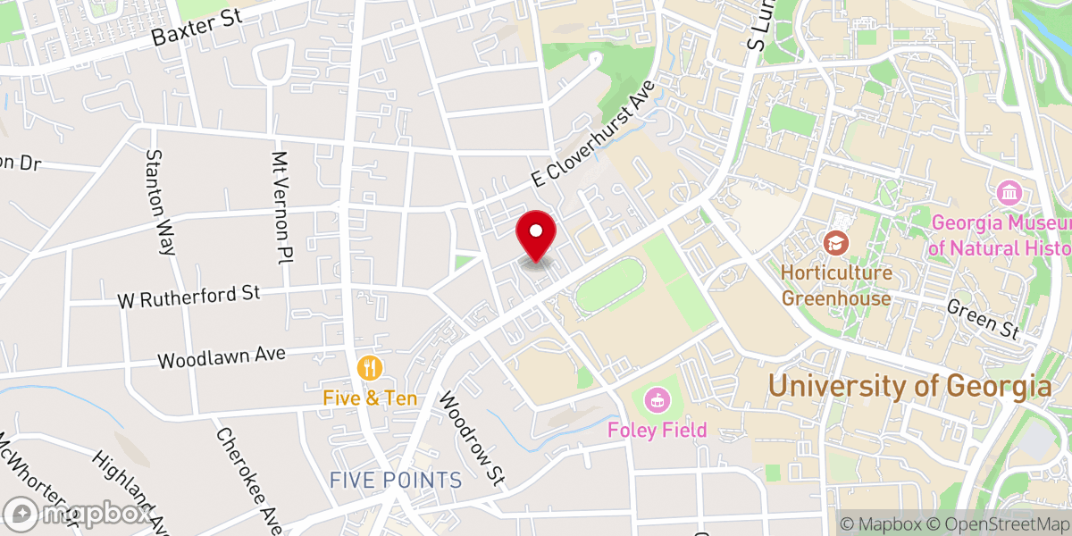 Map showing location of Campus View Church of Christ