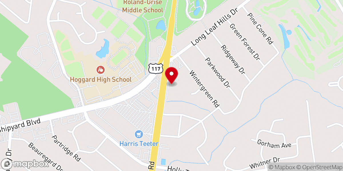 Map showing location of Oasis Wilmington Church