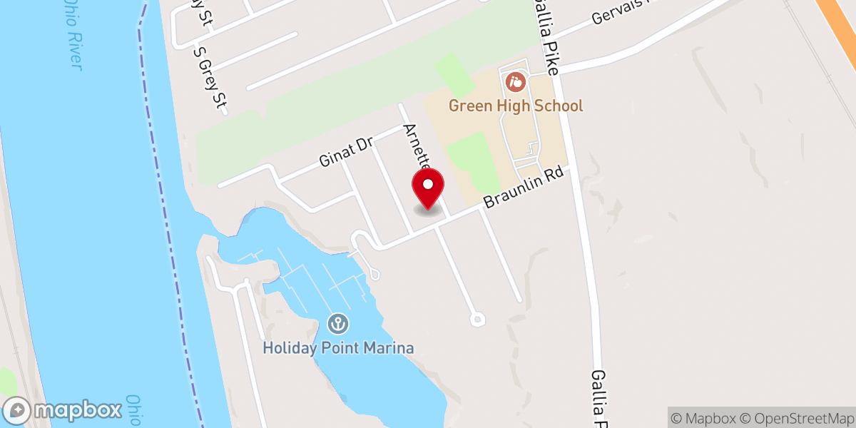 Map showing location of Plymouth Heights Church