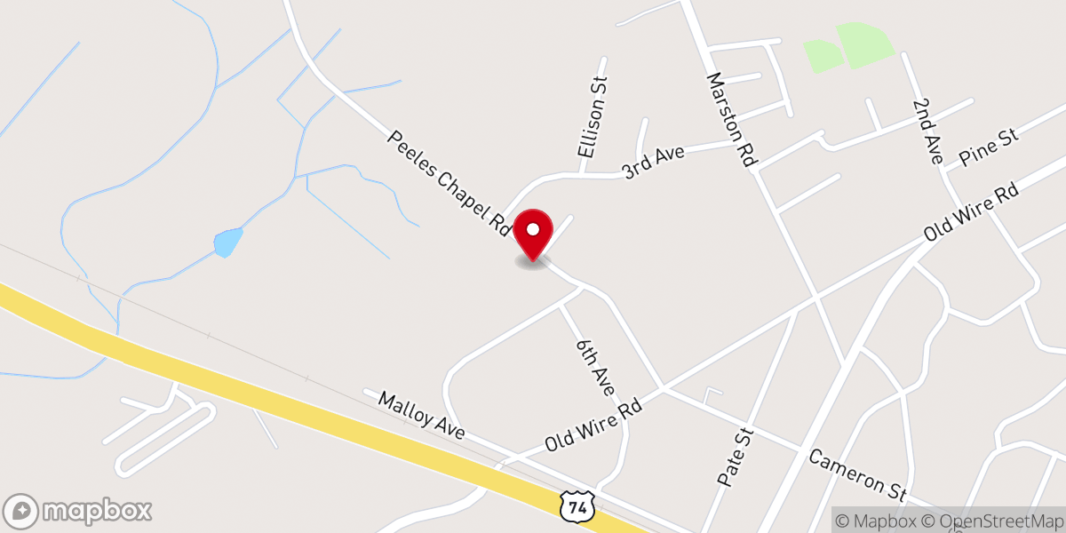 Map showing location of Holiness Church