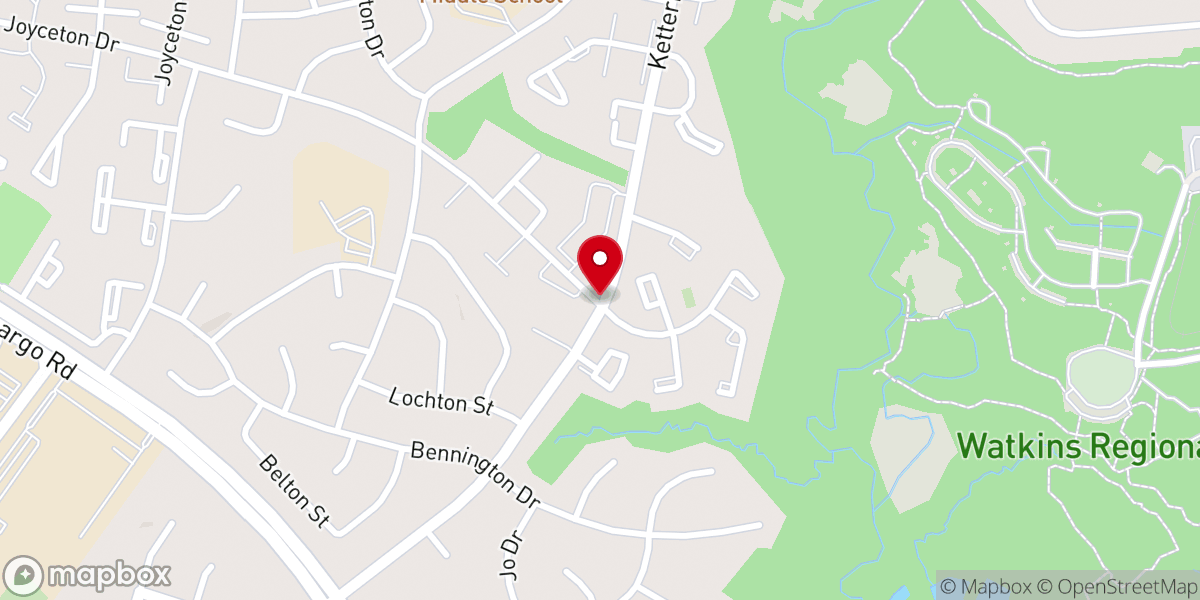 Map showing location of RCCG Chief Cornerstone