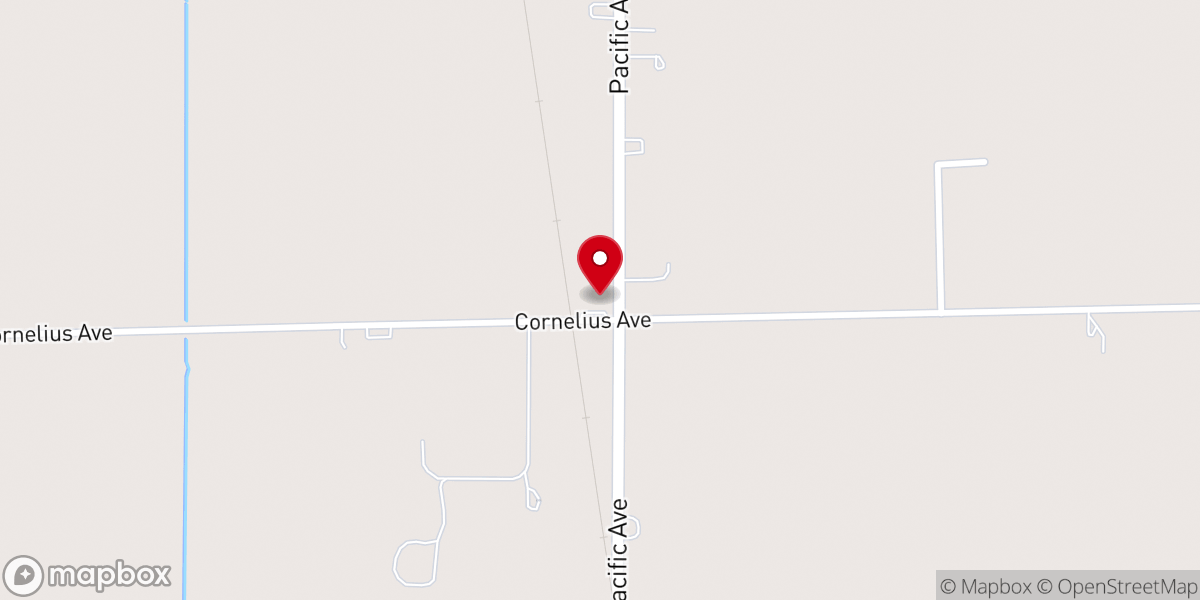 Map showing location of Fairview Community Christian