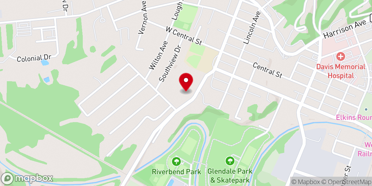 Map showing location of Phil Gainer Community Center