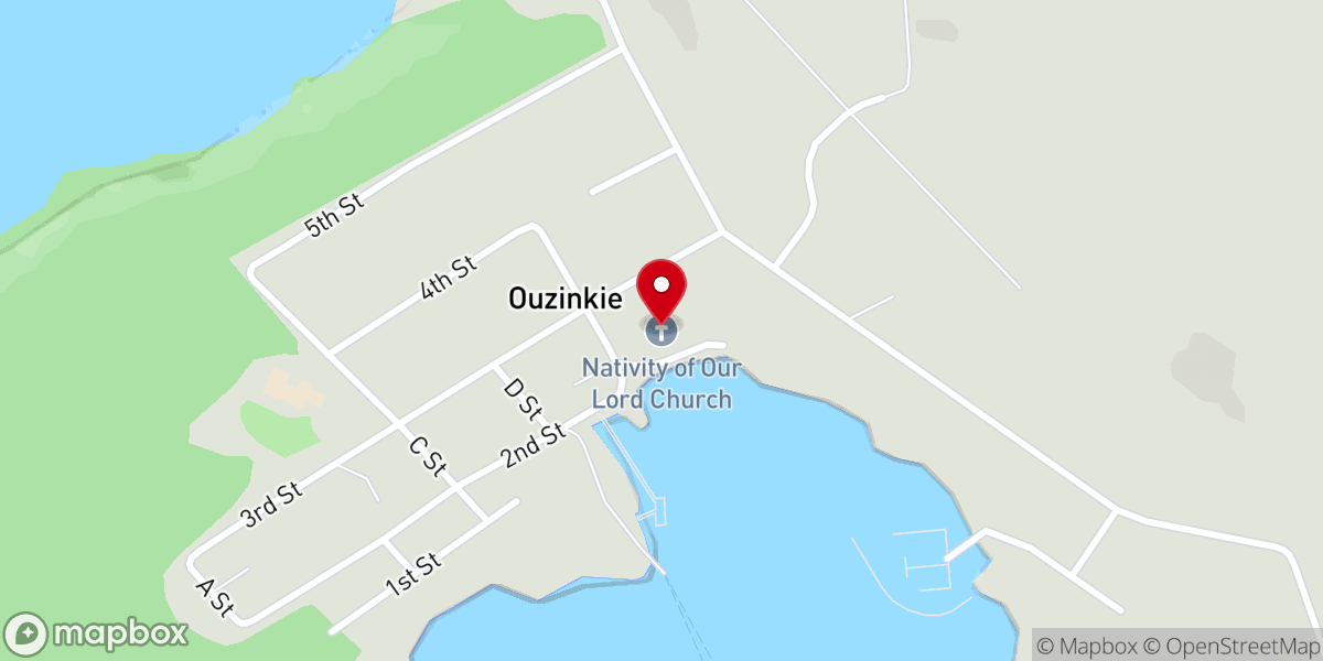 Map showing location of Nativity of Our Lord Church