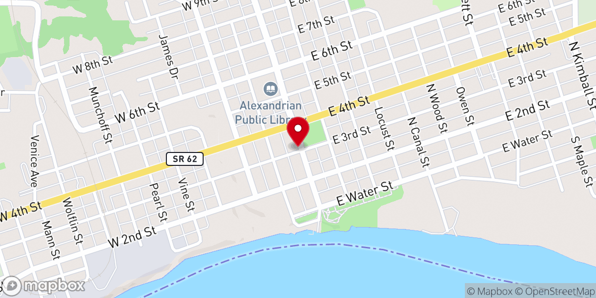 Map showing location of At the Cross Mission Inc