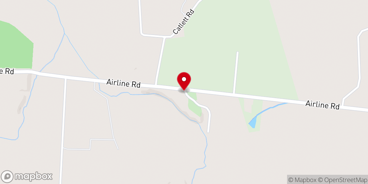 Map showing location of Barren Run Church