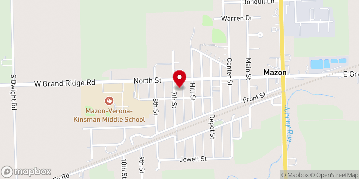 Map showing location of Park Street United Church-Christ