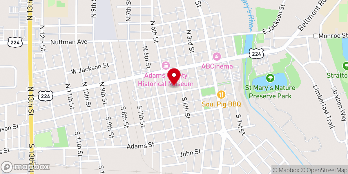 Map showing location of St Mary's Social Services