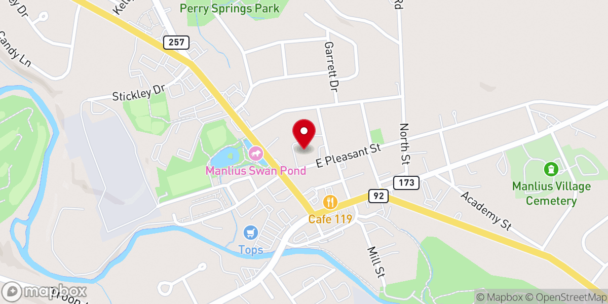 Map showing location of Community Covenant Church