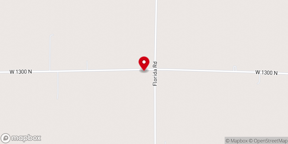 Map showing location of Lilly Creek Church