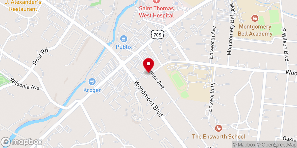 Map showing location of Skynyrd Foundation