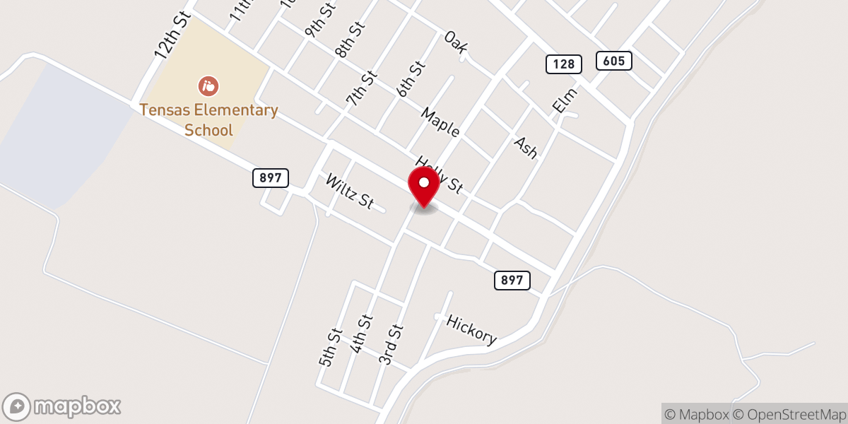 Map showing location of Saint Joseph United Methodist Church