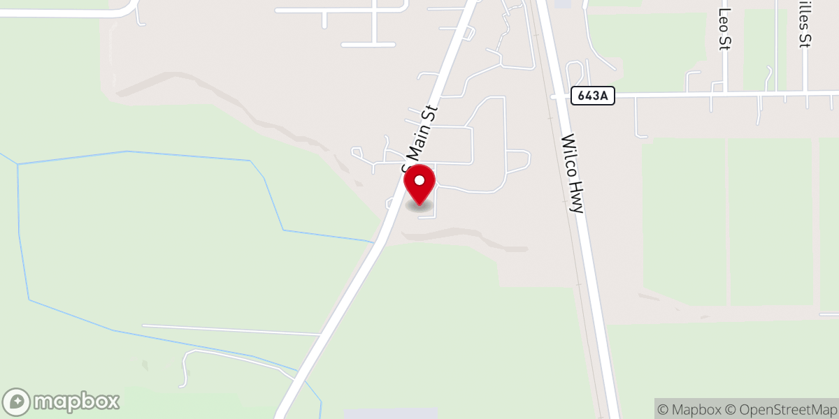 Map showing location of Father Bernard Youth Center