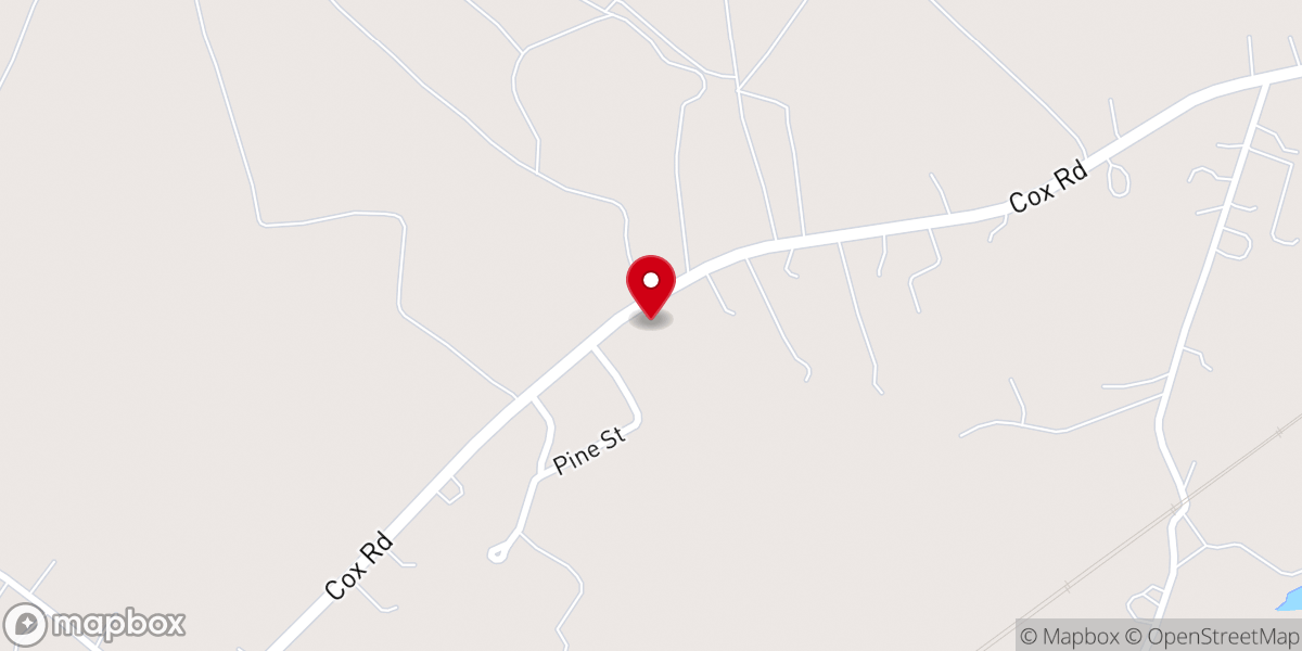 Map showing location of St. Peter’s Church