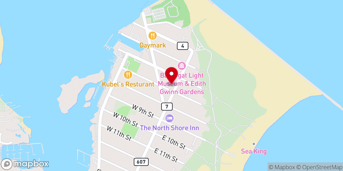 Map showing location of St Peter's At the Light