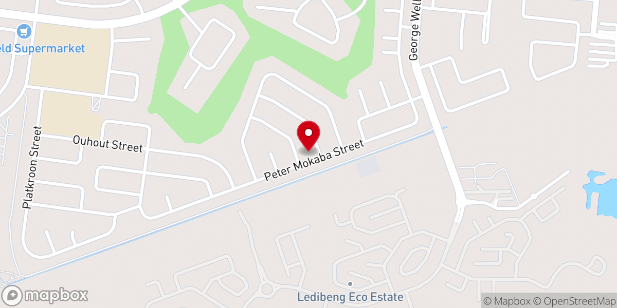 Map showing location of Agape Church / Gemeente