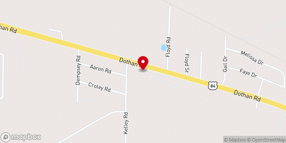 Map showing location of Covenant of Hope Church of God
