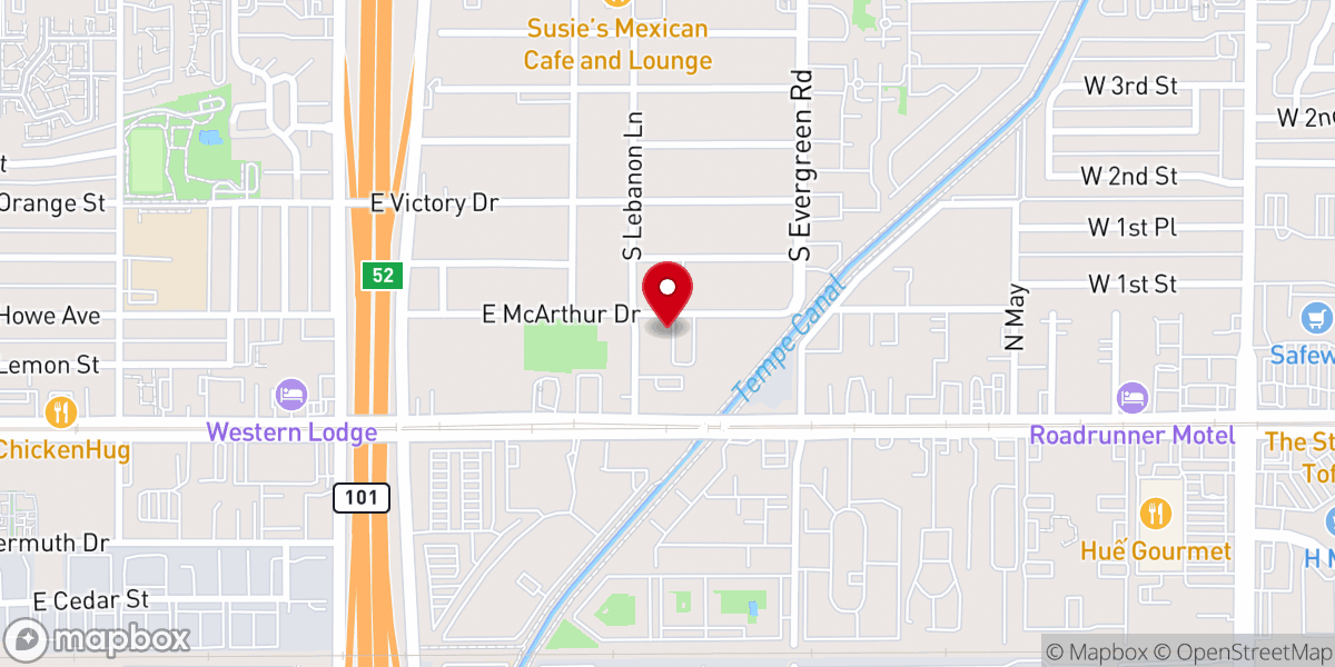 Map showing location of Saint Margaret Catholic Church