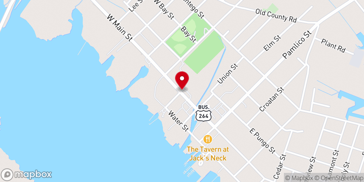 Map showing location of Belhaven