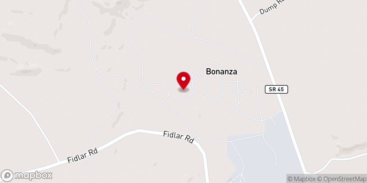 Map showing location of Bonanza, UT 84008