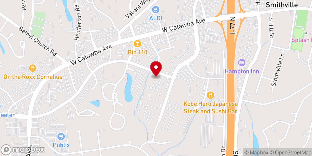 Map showing location of Freedom House Lake Norman