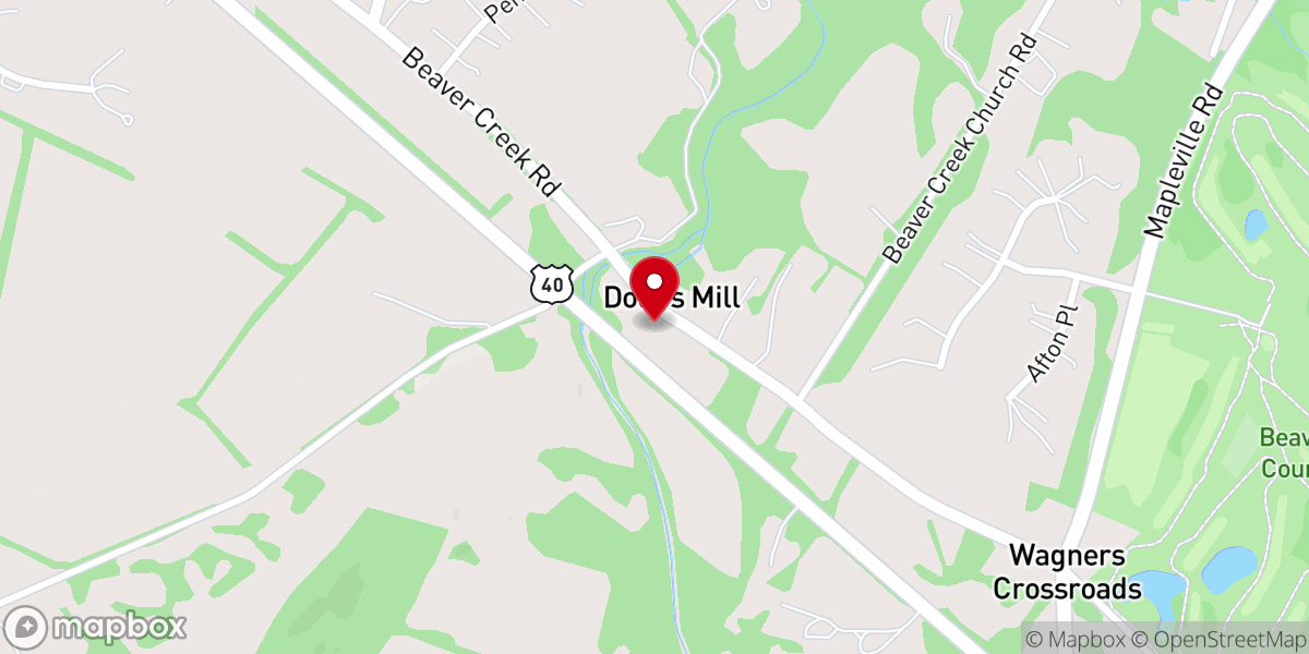 Map showing location of Cornerstone Community Church