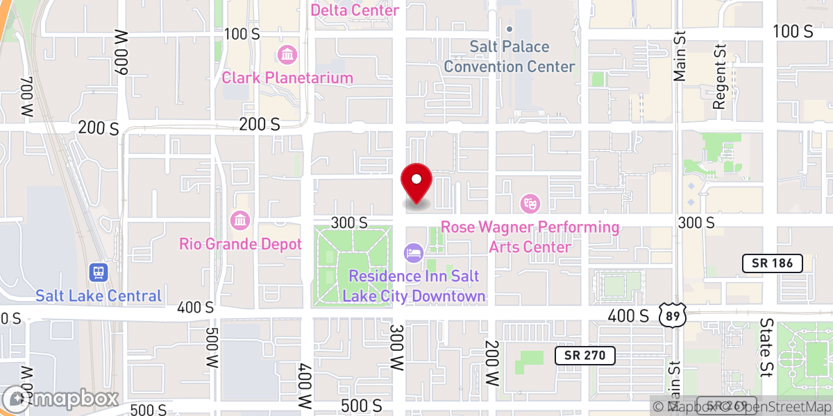 Map showing location of Greek Orthodox Church of Greater Salt Lake: Holy Trinity Greek Orthodox Cathedral