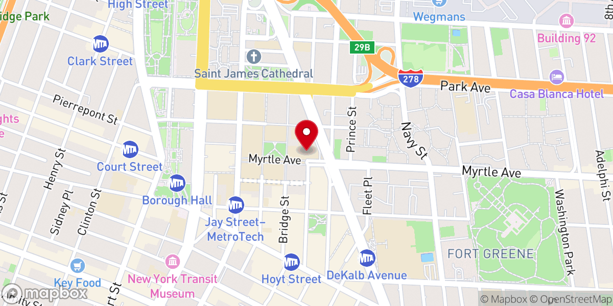 Map showing location of Cong Mechitonim Inc