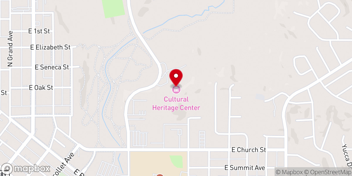 Map showing location of South Dakota State Historical Society