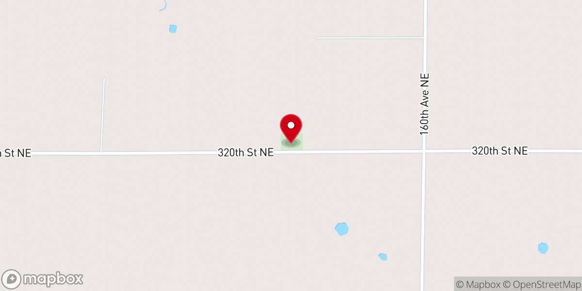 Map showing location of Ringbo Emmanual Lutheran Church
