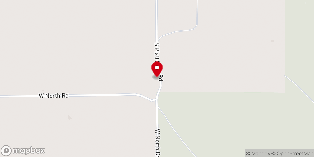 Map showing location of Piatt Lake Bible Conference