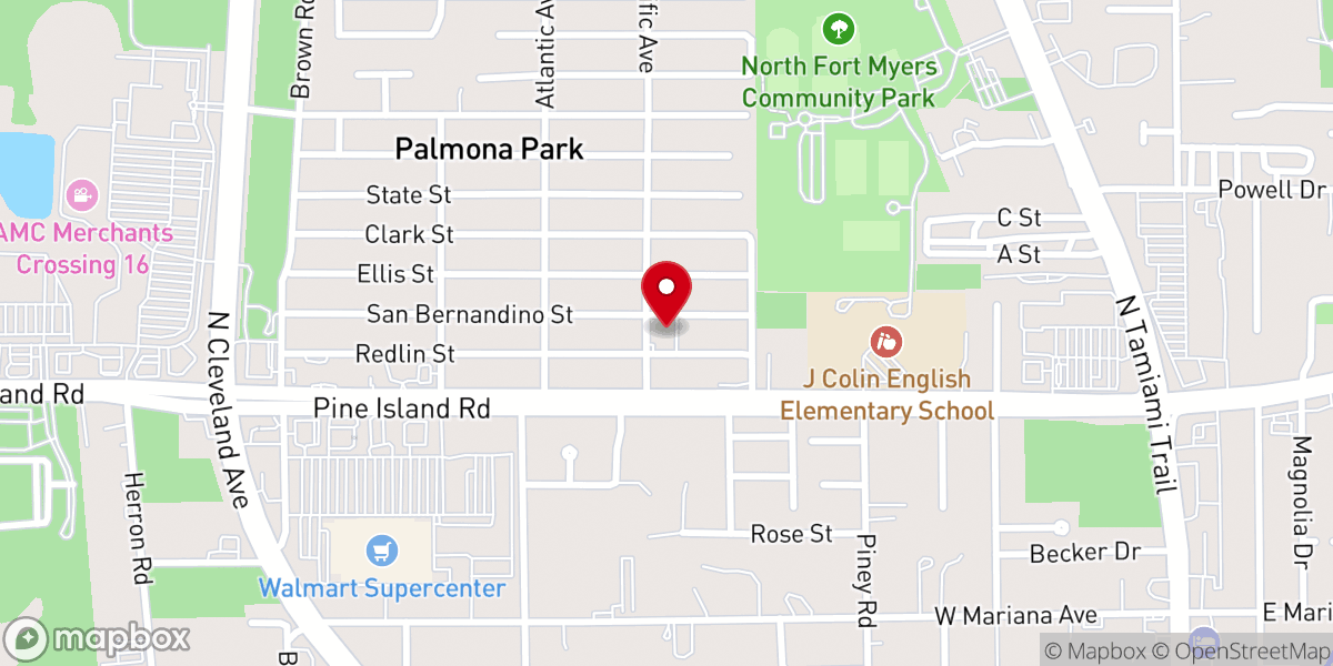 Map showing location of Church of the Brethren
