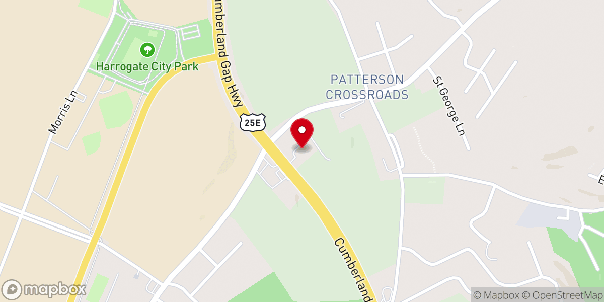 Map showing location of Arnett & Steele Valley Chapel