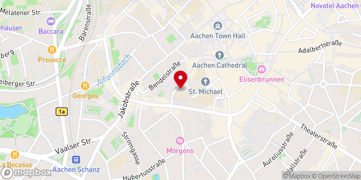 Map showing location of Evangelische Initiative "Engagiert Älter werden