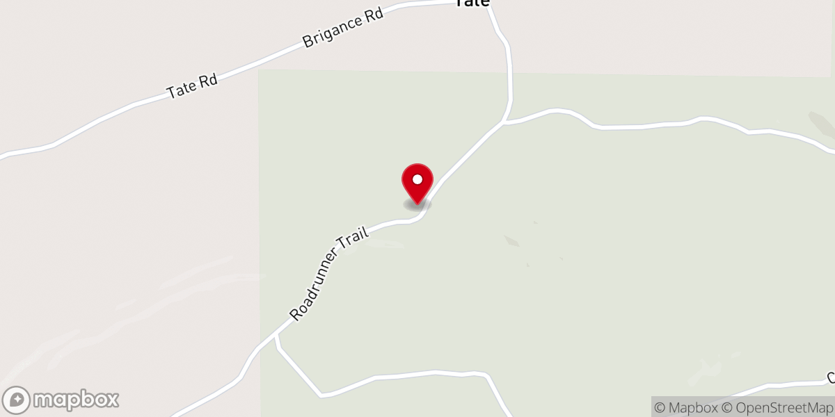 Map showing location of Union Hope Baptist Church