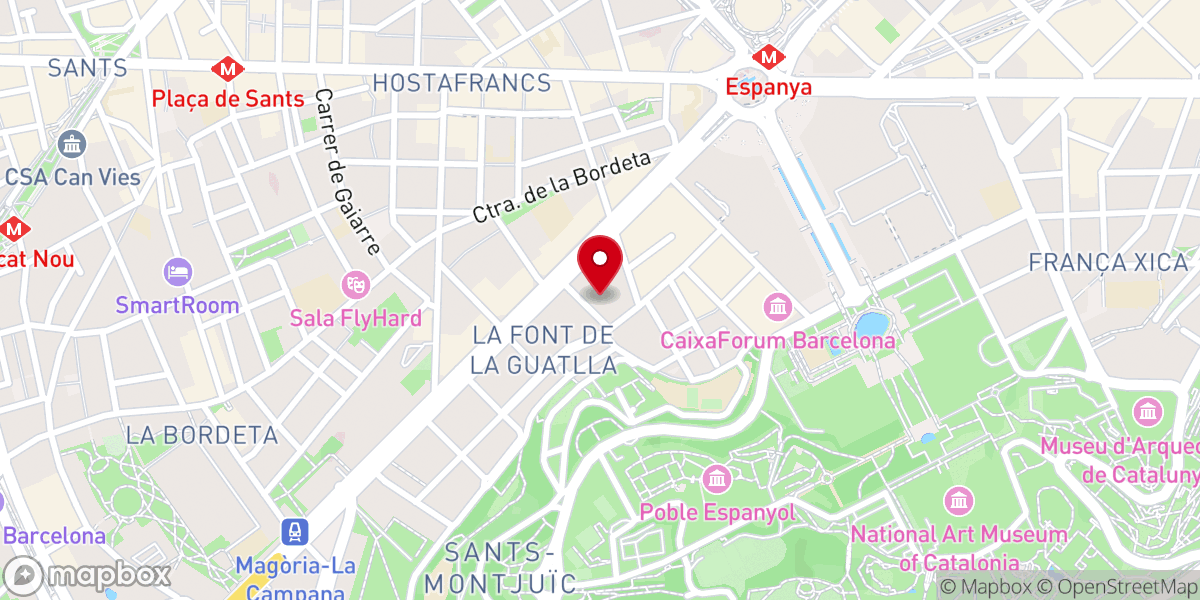 Map showing location of Parròquia de Santa Dorotea