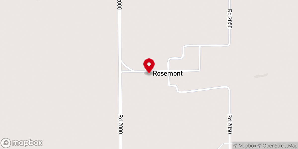 Map showing location of Calvary Lutheran Church