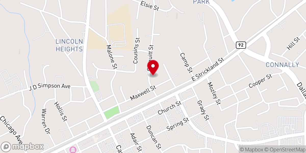 Map showing location of Zion Hill Baptist Church Truth