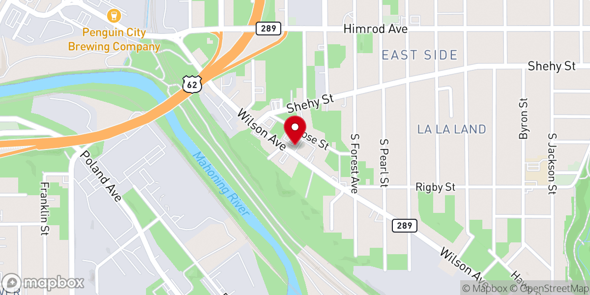 Map showing location of Saint Stephen Catholic Church