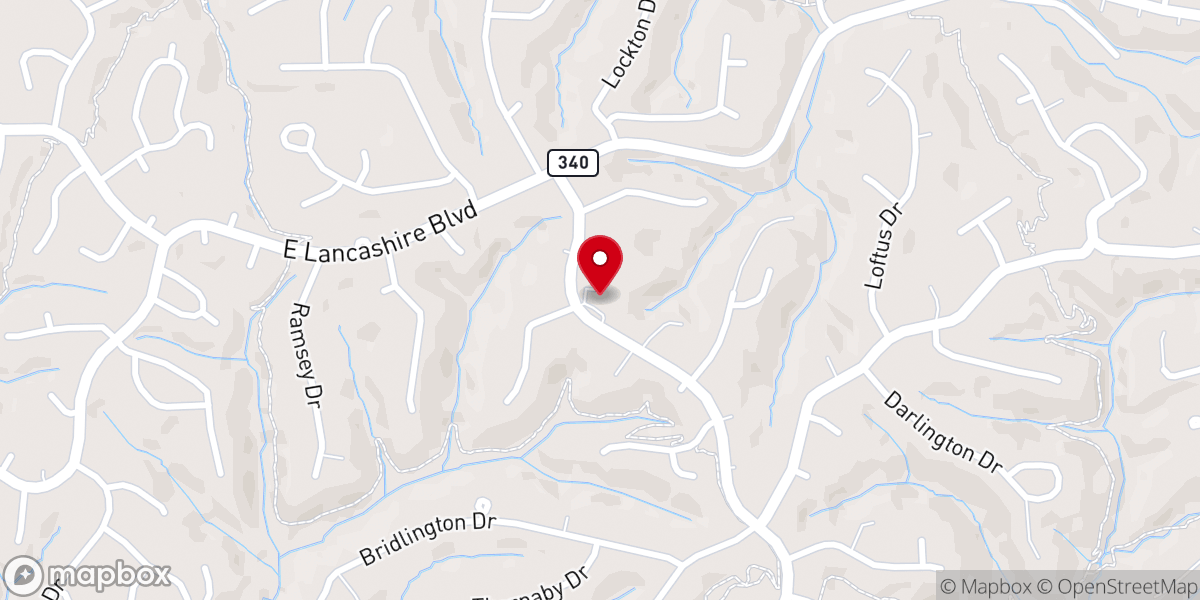 Map showing location of Bella Vista Wesleyan Church