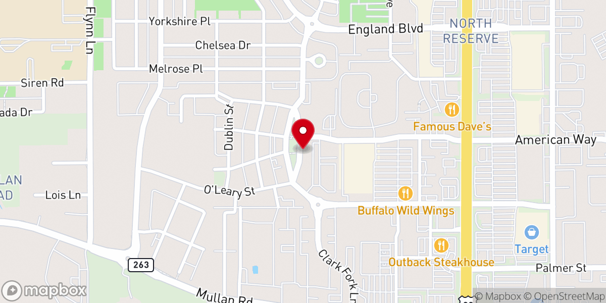 Map showing location of Discovery Church