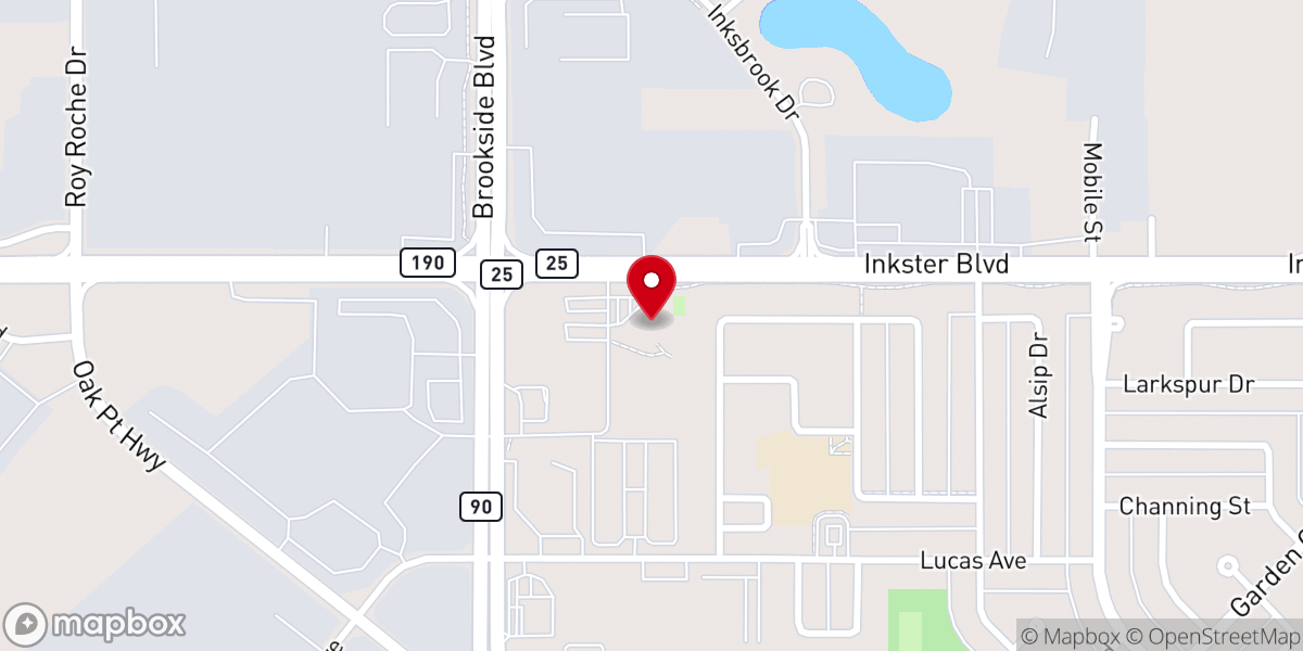 Map showing location of St. Peter's Roman Catholic Church Winnipeg