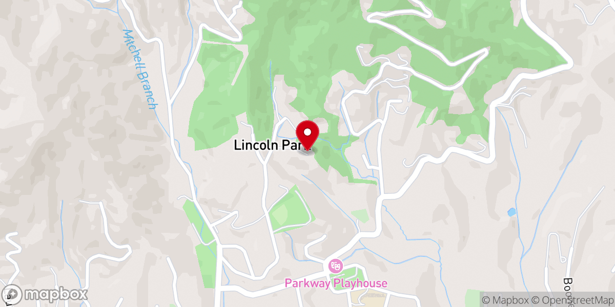 Map showing location of Griffith Chapel AME Zion Church